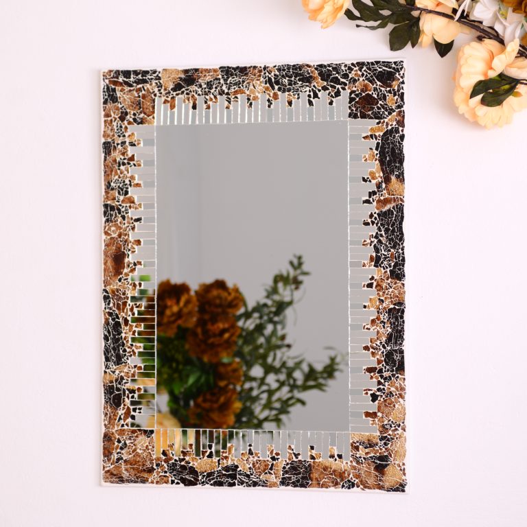 miroir rectangle piano (craquelé)